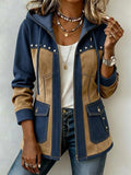 Gloria™ | Chaqueta con Capucha y Patchwork