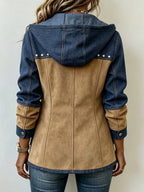 Gloria™ | Chaqueta con Capucha y Patchwork