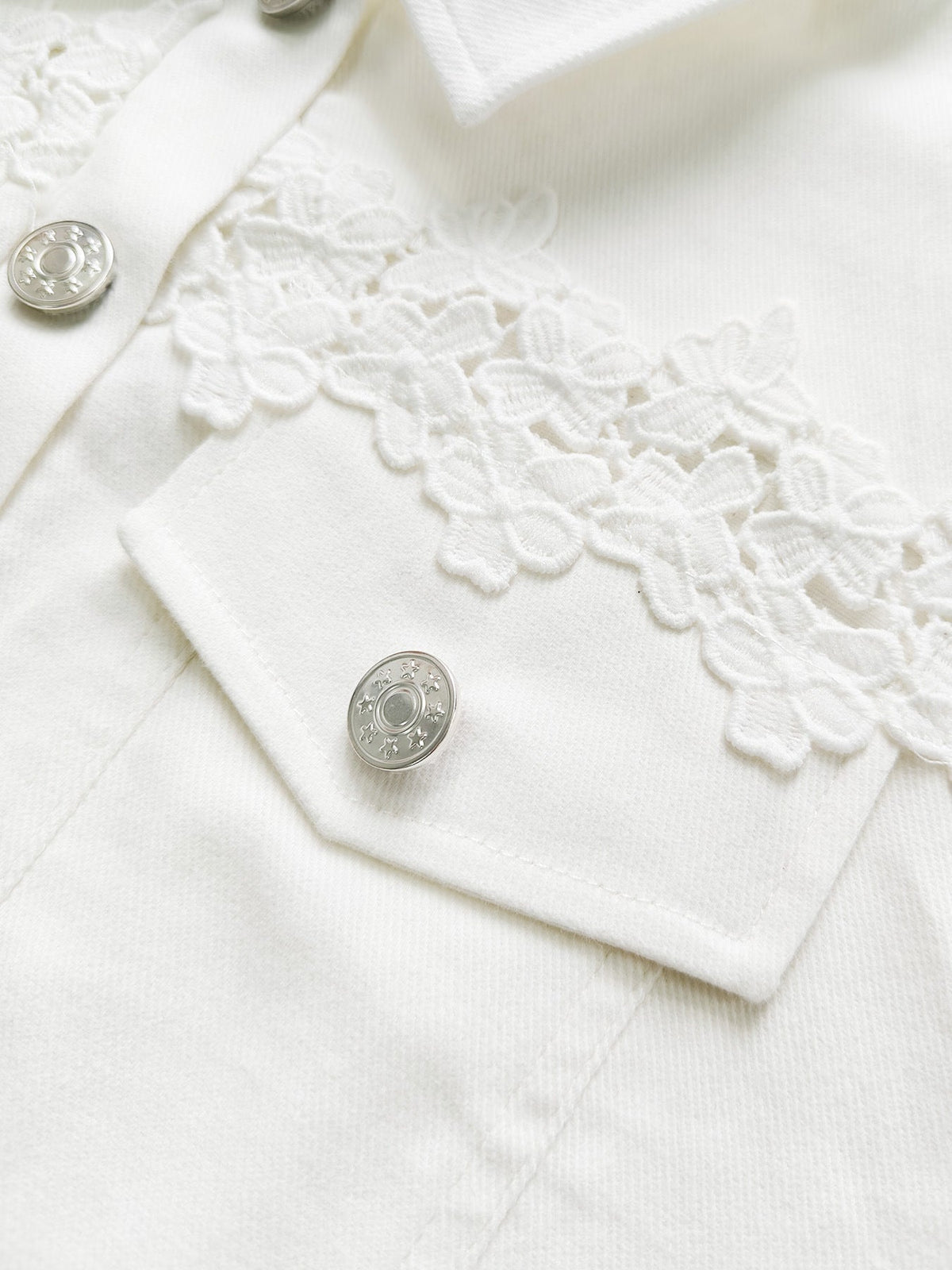 Inés™ | Chaqueta con Paneles de Encaje