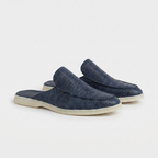 Yacht Croco | Mocasín Abierto — Azul Marino · Edición Limitada