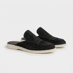 Yacht Croco | Mocasín Abierto — Negro · Edición Limitada