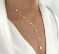 Remedios | Collar vintage con colgante de perlas